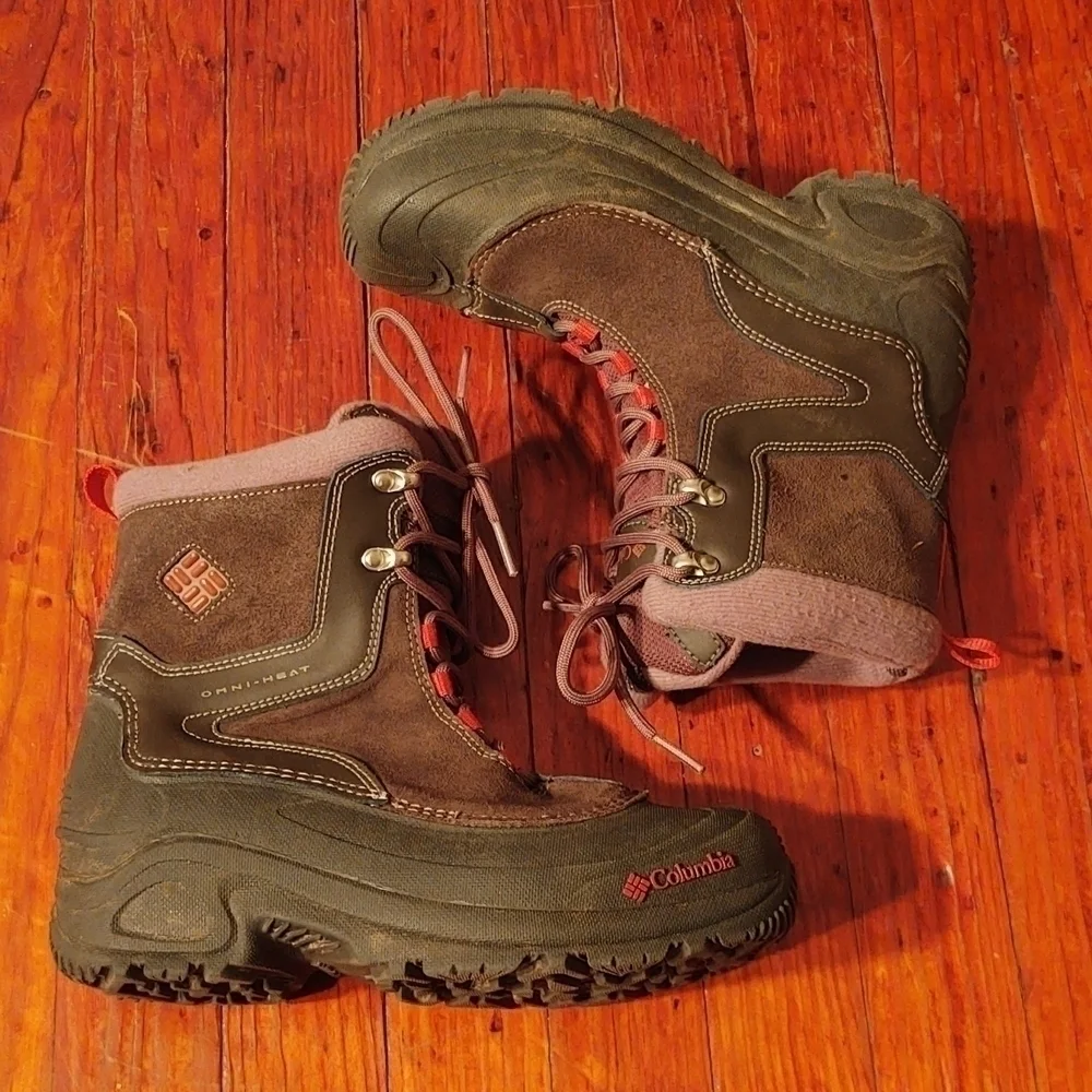 Columbia Bugaboot Plus Omni-Heat Waterproof Winter Boot BY1290-219 Sz 4